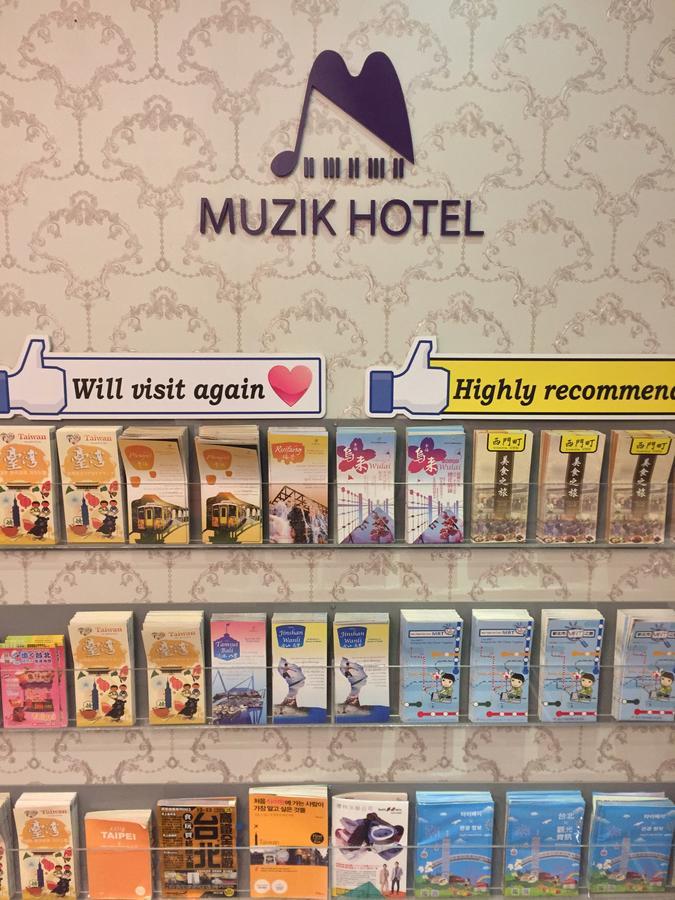 Muzik Hotel - Ximending Xining Branch Taipei Dış mekan fotoğraf
